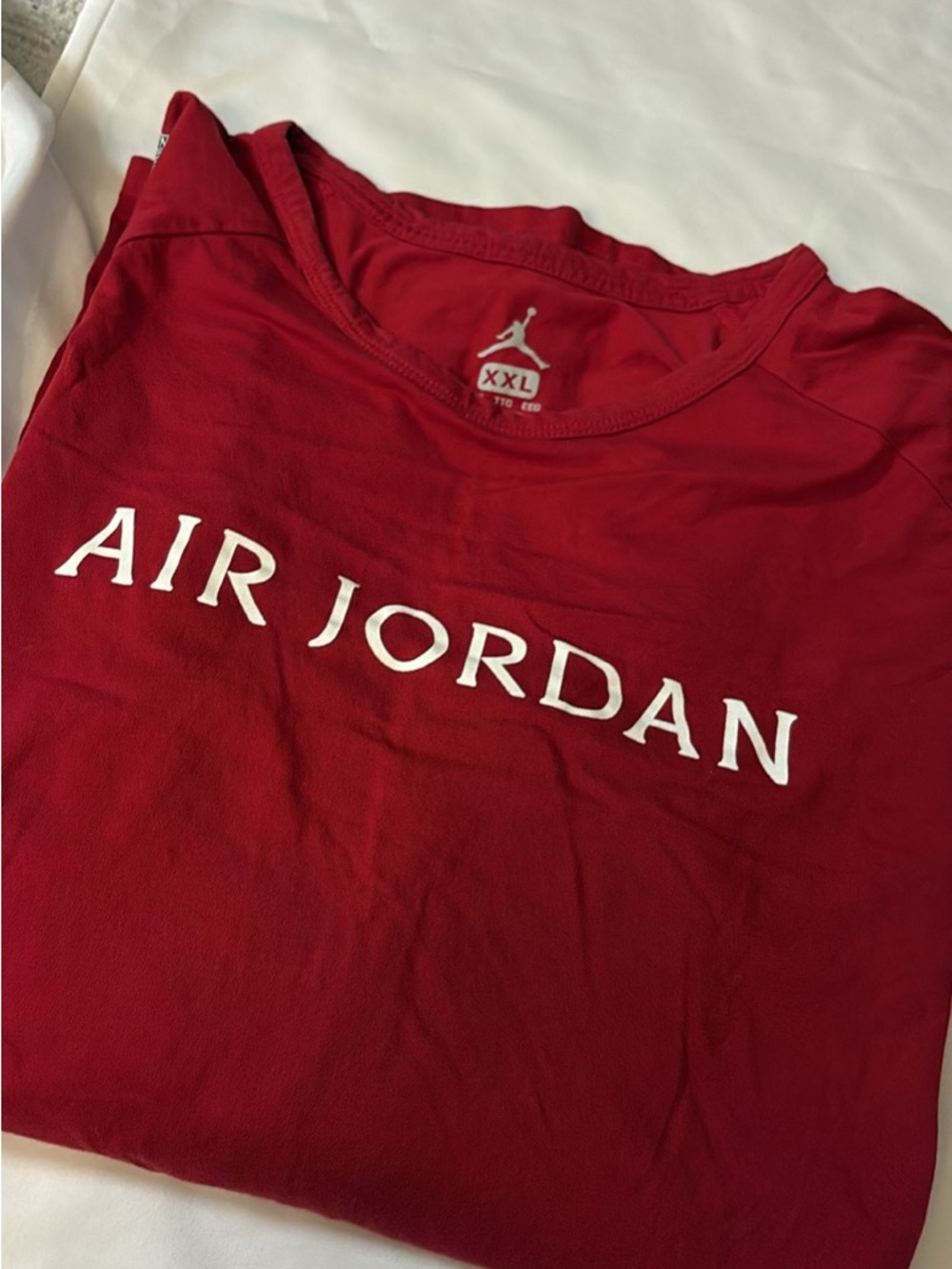Air Jordan Red Logo Tee - Picture 1 of 4